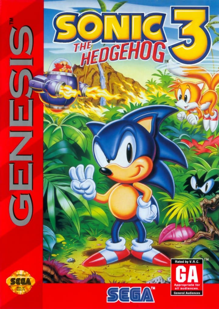 Cover art for Sonic the Hedgehog 3